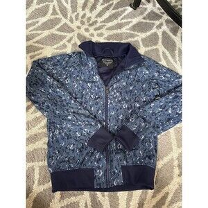 Athleta Brooklyn Bomber Jacket II in Blue Camo